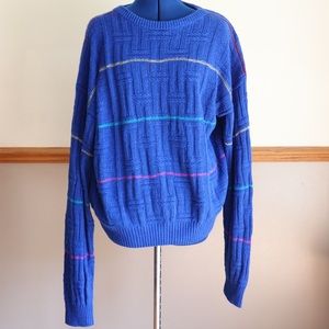 Colours by Alexander Julian 3D VTG 90’s Multicolor Cosby Men’s Sweater Size L